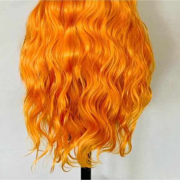 24” Beautiful Orange 13x2.5 Lace Front Premium Fiber Wig for Cosplay/Halloween… - Picture 15 of 15